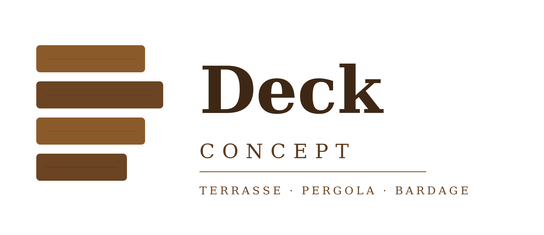 Deck Concept — Terrasse, pergola & bardage bois